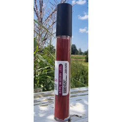 Lip gloss (burgundy color)